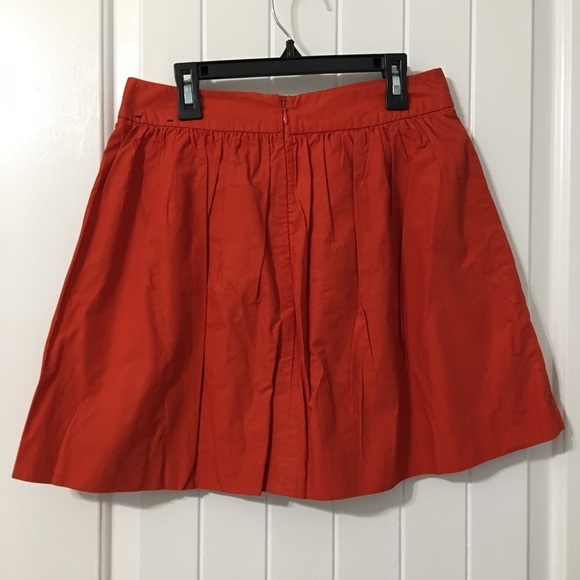 NWT Banana Republic Orange Skirt - Picture 2 of 6